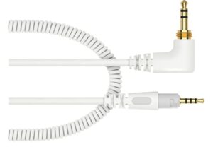 pioneer hc-ca0701-w replacement cable for pioneer hdj-s7 headphones (white, coiled)