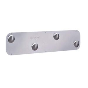 safco products 2260sl mogo wall rack, silver