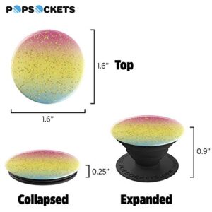 PopSockets: Collapsible Grip & Stand for Phones and Tablets - Glitter Rainbow Showers