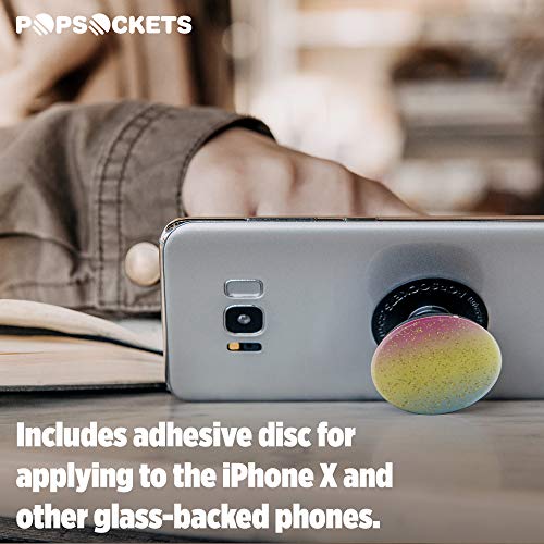 PopSockets: Collapsible Grip & Stand for Phones and Tablets - Glitter Rainbow Showers