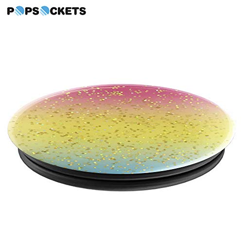 PopSockets: Collapsible Grip & Stand for Phones and Tablets - Glitter Rainbow Showers