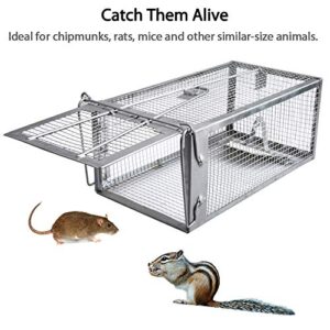 Gingbau Live Chipmunk Trap Humane Rat Mouse Cage Trap