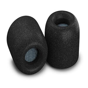 comply sport pro memory foam earphone tips for b&o (medium, 3 pairs), black