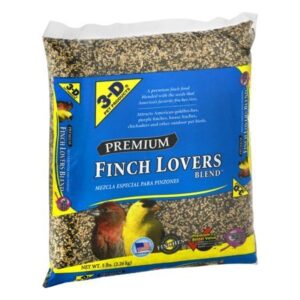 mcyiqihai 3-D Pet Products Premium Finch Lovers Blend Dry Parrot Food, 5 LB