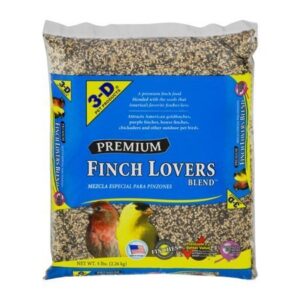 mcyiqihai 3-D Pet Products Premium Finch Lovers Blend Dry Parrot Food, 5 LB