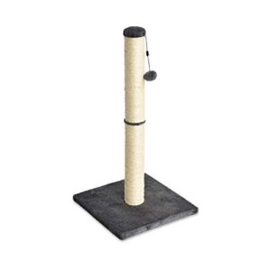 Amazon Basics Cat Scratching Post, Medium, 15.75" x 15.75" x 31.5"H, Grey