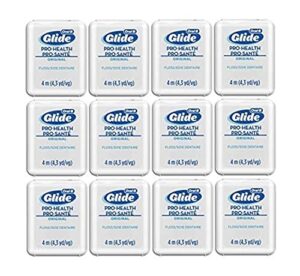 glide oral-b pro-health original floss, small size 4 meters (4.3 yards) - pack of 12