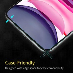 ESR Screen Protector Compatible for iPhone 11, iPhone XR [2 Pack] [Easy Installation Frame] [Case Friendly], Premium Tempered Glass Screen Protector for iPhone 6.1 Inch (2019)