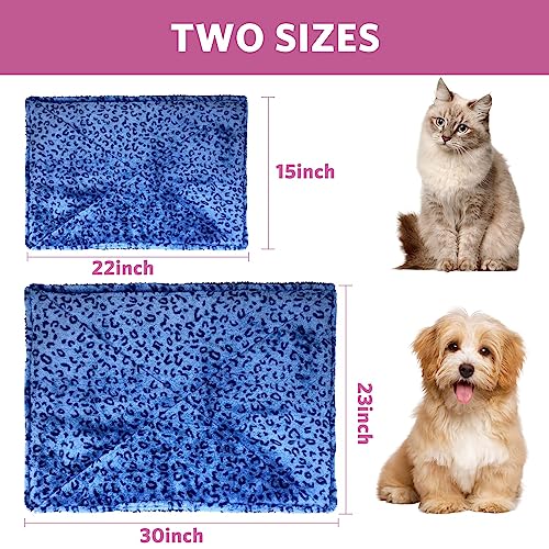 MARUNDA Self-Warming Cat Bed,Super Soft Dog Bed Crate Bed Blanket, Self Heating Cat Pad, Thermal Cat and Dog Warming Bed Mat. (Self-Warming, S - 22" * 15")