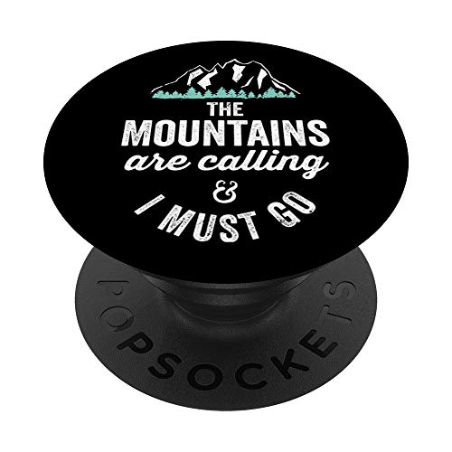 The Mountains Are Calling Grand Teton National Park PopSockets PopGrip: Swappable Grip for Phones & Tablets