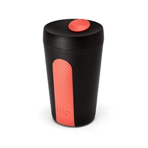 hip hip travel cup 355 ml capacity, midnight/coral