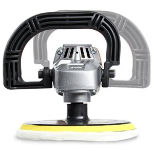 Vonhaus 7-Inch Rotary Polisher, 6 Variable Speeds and Accessory Kit, With 7 Polish/Buff/Smooth/Finish Pads - 10-Amp, 600-3000 RPM Ideal for Cars, Boats, Wood, Metal, Tiles, Plastic, Vehicles