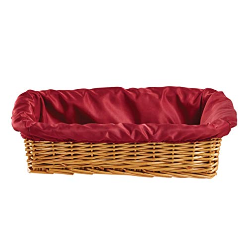 Offering Basket for Church Collection Receiving with Removable Liner Without Handle Religious Supplies, 16 Inch