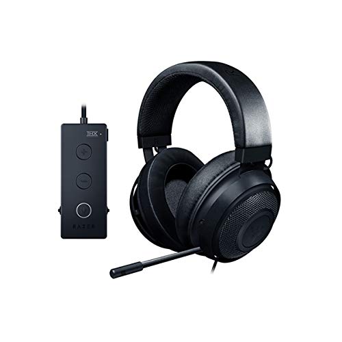 Razer Kraken Tournament Edition THX 7.1 Surround Sound Gaming Headset: Retractable Noise Cancelling Mic - USB DAC -  for PC, PS4, PS5, Nintendo Switch, Xbox One, Xbox Series X & S, Mobile – Black