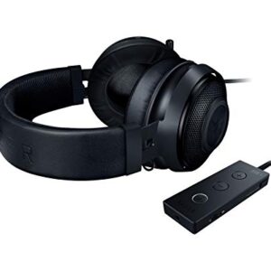 Razer Kraken Tournament Edition THX 7.1 Surround Sound Gaming Headset: Retractable Noise Cancelling Mic - USB DAC -  for PC, PS4, PS5, Nintendo Switch, Xbox One, Xbox Series X & S, Mobile – Black