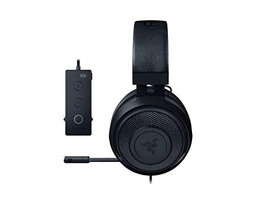 Razer Kraken Tournament Edition THX 7.1 Surround Sound Gaming Headset: Retractable Noise Cancelling Mic - USB DAC -  for PC, PS4, PS5, Nintendo Switch, Xbox One, Xbox Series X & S, Mobile – Black