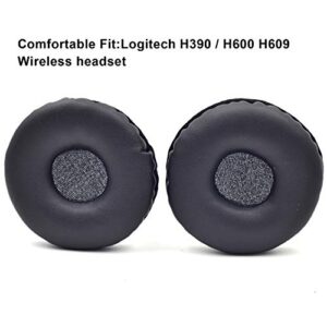 H390 H600 Ear Pads Foam Replacement Ear Cushion Pillow Compatible with Logitech H390 / H600 H609 Wireless Headphone