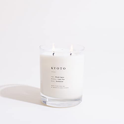 Brooklyn Candle Studio Kyoto Escapist Candle | Vegan Soy Wax Luxury Scented Candle, Hand Poured in The USA, 70 Hour Slow Burn Time (13 oz)