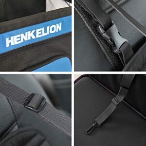 Henkelion Small Dog Car Seat, Dog Booster Seat for Car Front Seat, Pet Booster Car Seat for Small Dogs Medium Dogs Within 30 lbs, Reinforced Dog Car Booster Seat Harness with Seat Belt - Black