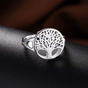 Metmejiao Jewelry 925sterling Silver Tree of Life Ring Jewelry Wedding Women Cute Size 6-9 Fashion (8)