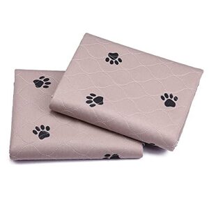 Washable Dog Pee Pads with Puppy Grooming Gloves,Puppy Pads,Reusable Pet Training Pads,Large Dog Pee Pad,Waterproof Pet Pads for Dog Bed Mat,Super Absorbing Whelping Pads