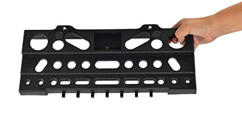 Home-X - Wall Mount Multi Tool Storage Organizer Rack | Perfect for Garage, Shop or Shed