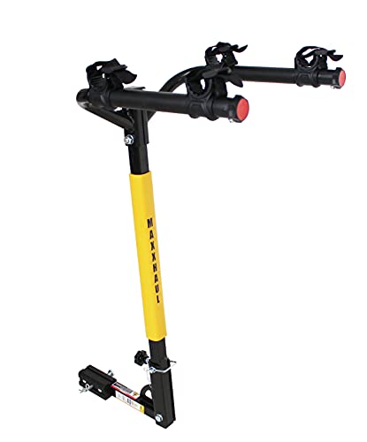 MaxxHaul 50025 Hitch Mount 2 Bike Rack For Cars, Trucks, SUV's, Minivans - 100 lb. Capacity