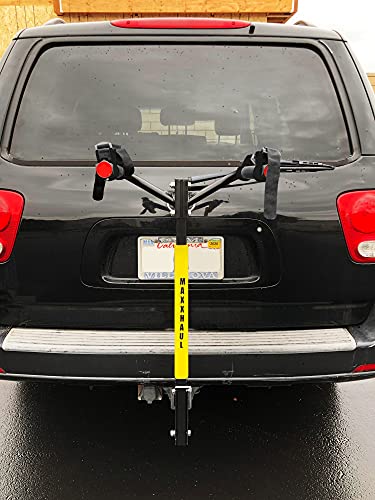 MaxxHaul 50025 Hitch Mount 2 Bike Rack For Cars, Trucks, SUV's, Minivans - 100 lb. Capacity