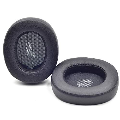 Replacement E55 Earpads Ear Pads Foam Ear Cushion Pillow Parts Cover Compatible with JBL E55BT E 55 bt Bluetooth Wireless Headsets (Black)