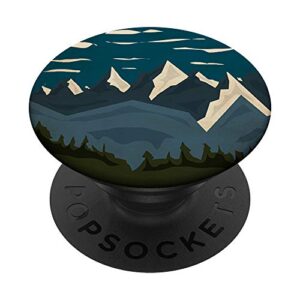 mountains of the midwest - morning sunshine - men & boys popsockets swappable popgrip