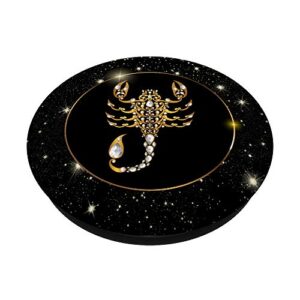 Zodiac and Astrology Signs, Birthday Horoscope Scorpio PopSockets PopGrip: Swappable Grip for Phones & Tablets