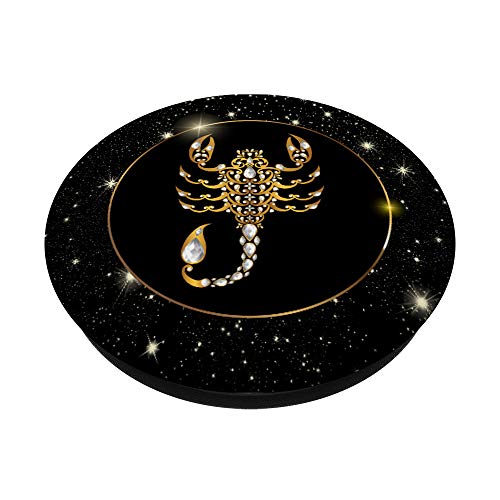 Zodiac and Astrology Signs, Birthday Horoscope Scorpio PopSockets PopGrip: Swappable Grip for Phones & Tablets