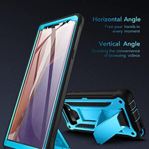 YOUMAKER Kickstand Case for Galaxy Note 9, Full Body with Built-in Screen Protector Heavy Duty Protection Shockproof Rugged Cover for Samsung Galaxy Note 9 6.4 Inch - Blue