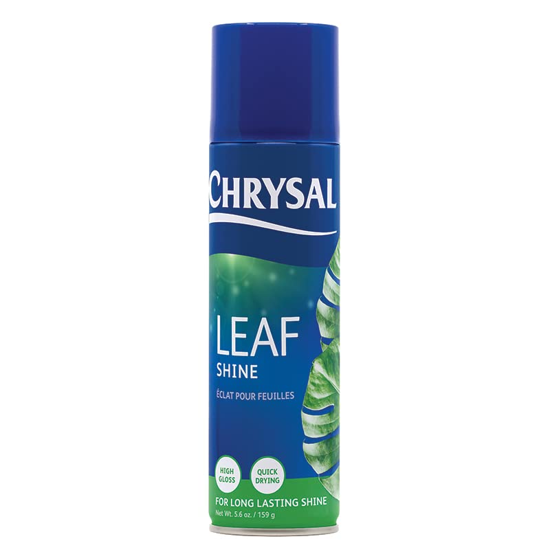 Chrysal Leaf Shine Spray for Indoor Plants – Flower Arrangement Spray for Flower Bouquets, House Plants, & More – Environmentally Safe Plant Cleaner Removes Dust – Flower & Gardening Supplies 5.6 Oz