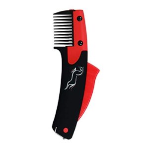 solo groom solo comb easy to use humane mane & tail grooming tool no pulling breaking or tearing hair