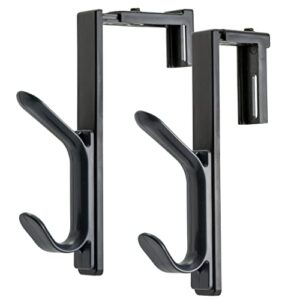officemate double coat hooks for cubicle panels, adjustable, comes in 2 pack (22009)
