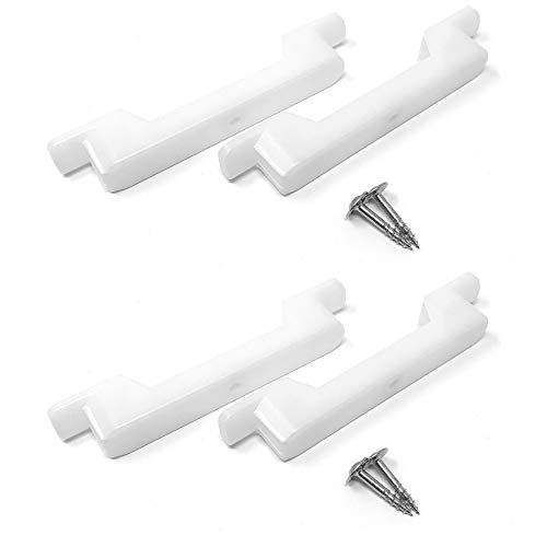 False Front Cabinet Clips 4-1/2" - Fake Drawer Clips/False Drawer Front Clips - 2 Sets 4 Clips