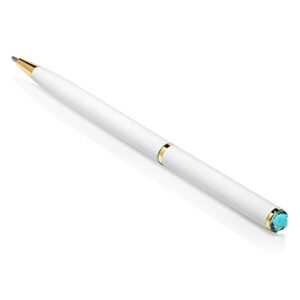Fancy Pens for Women | Set of 12 Colorful Gem-Top Pens | Gift for Teachers, Girls, Women