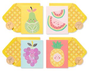 papyrus blank cards with envelopes, fruit (20-count)