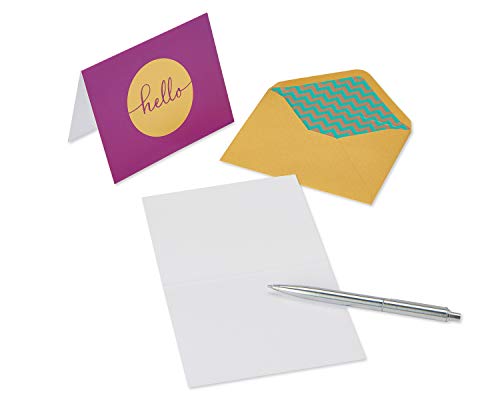 Papyrus Blank Cards with Envelopes, Hello (20-Count)