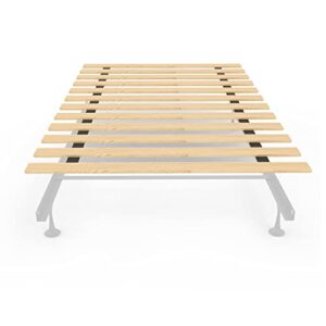 greaton, 0.68-inch heavy duty wooden bunkie board/bed, enhance mattress support, queen, beige, horizontal slat