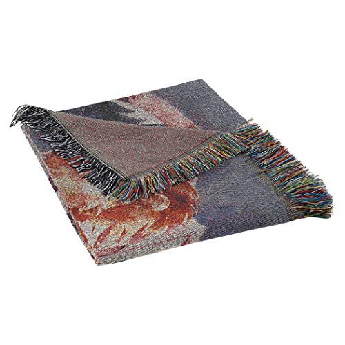 Northwest Woven Tapestry Throw Blanket, 48 x 60 Inches, Multicolor