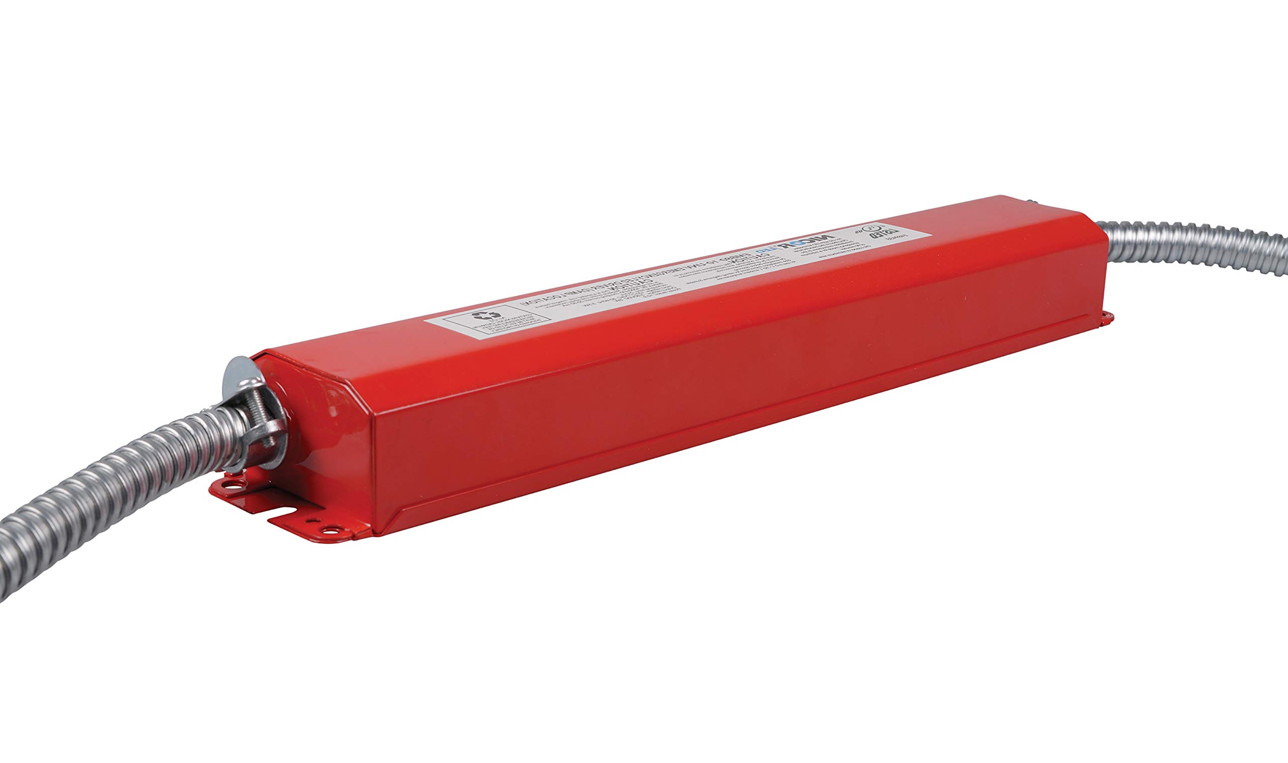 NICOR Lighting 8W LED Emergency Battery Backup Driver Universal (EMB80-10-UNV) , Red