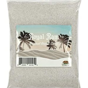 Royal Ram 2 Pounds Natural California Sand - for Interior Decor, Vase Filler, Sand Crafts and More