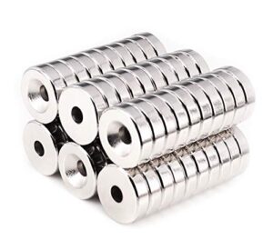 multi-use refrigerator magnets for refrigerator craft project - approximate 15x5mm with 5mm countersunk hole - 10pieces