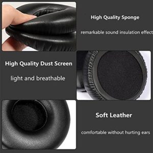 Learsoon Replacement Ear Repair Parts Solo Ear Pads Compatible with Beats Solo Wireless On-Ear Headphones (Black)