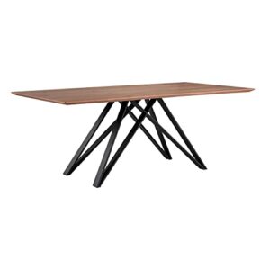 armen living modena dining table, matte black 79 x 30 x 39.5