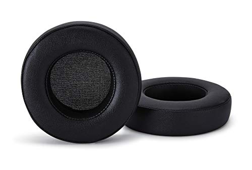 Premium Replacement Kraken 7.1 V2 Ear Pads Cushions Compatible with Razer Kraken 7.1 V2 Headset only. (Black - Round). Premium Protein Leather | High-Density Foam | Great Comfort