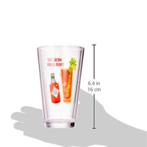 Pavilion - Eat, Drink & B. Mary - Bloody Mary - 16 oz Pint Glass Tumbler