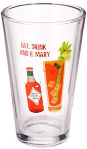 pavilion - eat, drink & b. mary - bloody mary - 16 oz pint glass tumbler
